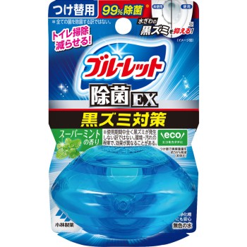 액체 블루렛 내려놓기만 살균 EX 교체품 슈퍼 민트 향 67ml 고바야시제약