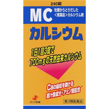 MC칼슘 240정 제리아신약