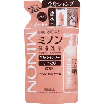 미노온 전신샴푸 촉촉 타입 리필 리필380mL 다이이치산쿄 헬스케어