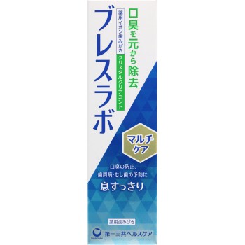 브레스라보 멀티케어 크리스탈 클리어 민트 90g 다이이치산쿄 헬스케어