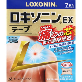 록소닌 EX테이프 7매 다이이치산쿄 헬스케어