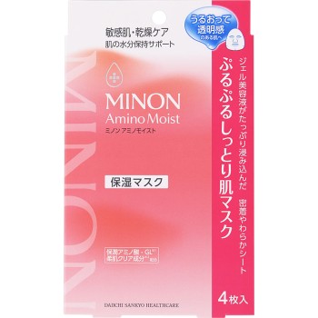 미노온 아미노 모이스트 촉촉피부마스크 22ml×4매입 다이이치산쿄 헬스케어