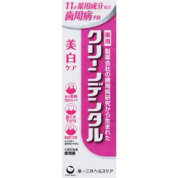 클린덴탈 미백케어 50g 다이이치산쿄헬스케어
