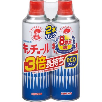 킨초르 파리·모기 살충제 스프레이 450ml×2P 대일본제충국