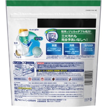 조이 젤탭 W 제균 식세기용 세제 32개 430g P&G 재팬