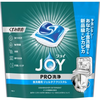조이 PRO 세정 식기세척기용 세제 젤탭 크리스탈 174g P&G재팬