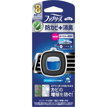 파브리즈 소취방향제 차용 이지클립 방곰팡이+소취 크리스탈아쿠아 2.5ml P&G재팬