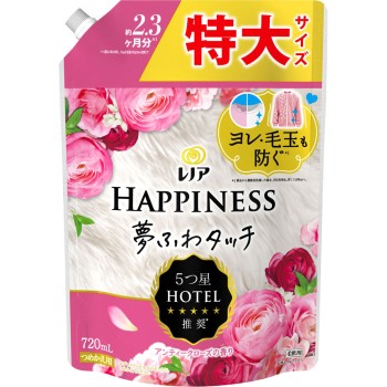 레노아 해피니스 꿈같이 부드러운 감촉 섬유유연제 앤틱로즈 720ml P&G재팬