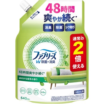 파브리즈 W 제균 은은한 녹차향 초특대 640ml P&G 재팬