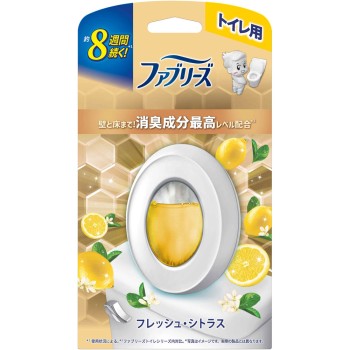 파브리즈 화장실용 소취제 프리미엄시리즈 소취성분 최고레벨 프레쉬시트러스 6.3ml P&G재팬