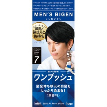 맨즈비겐 원푸시 7 내추럴블랙 40g+40g 호유