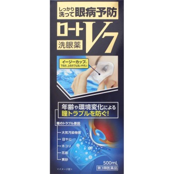 로트V7 세안약 500ml 로토제약