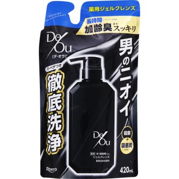 데 오우 약용 젤클렌즈 리필 420ml 로토제약