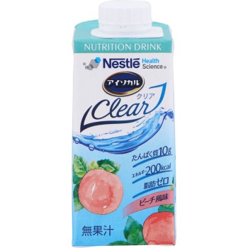 아이소칼 클리어 복숭아풍미 200ml 네슬레재팬