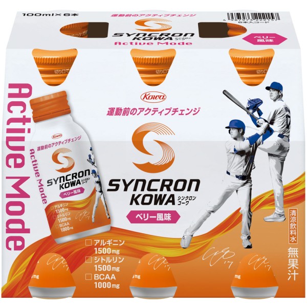 신크론 액티브 모드 BR 100ml×6 코와