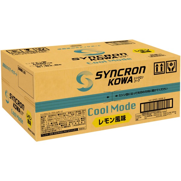 신크론 쿨 모드 레몬 400ml×24 코와