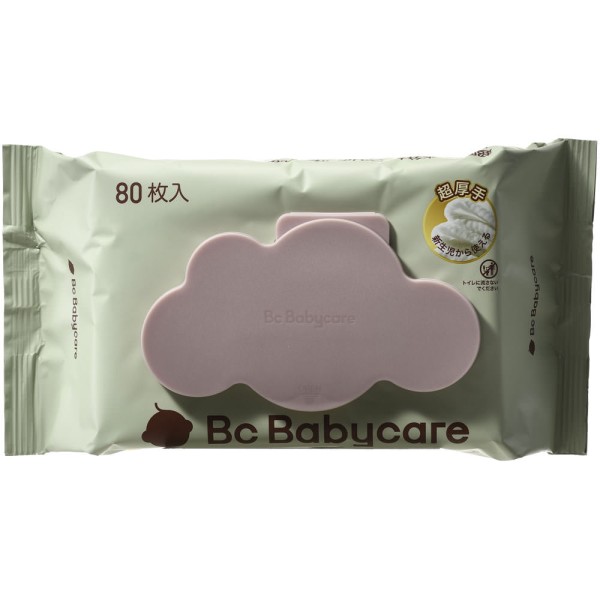 Bc Babycare 초두꺼운 엉덩이 물티슈 80매